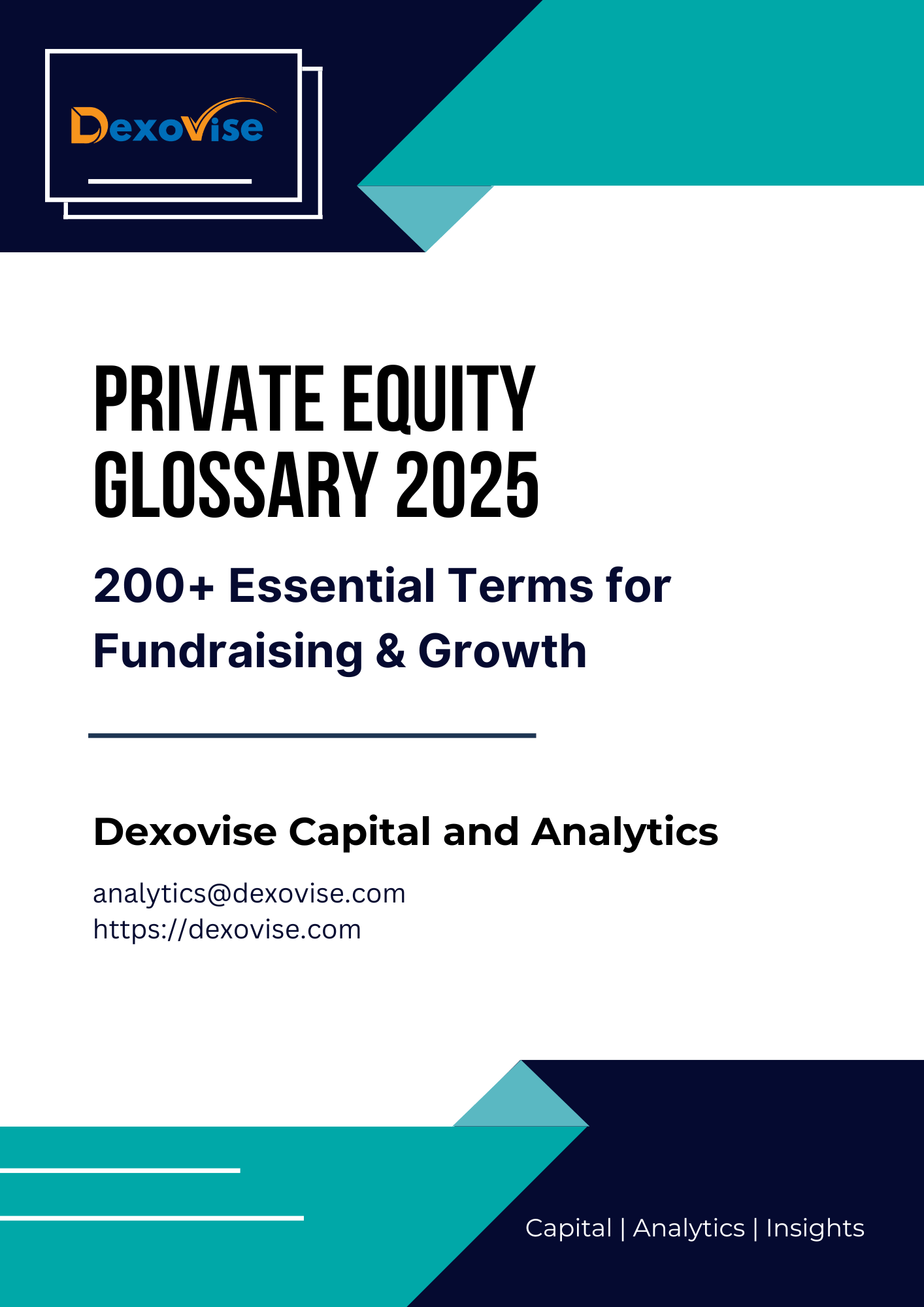 Private Equity Glossary 2025 Dexovise Analytics